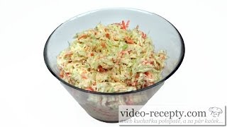 Diétny šalát Coleslaw  videorecipe [upl. by Aroel]