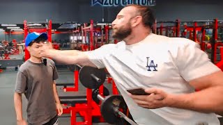 Stable Ronaldo Gets SLAPPED By Bradley Martyn [upl. by Einnaf]