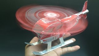 How to Make a Helicopter At Home  Awesome Ideas CocaCola From Cans [upl. by Naesad399]