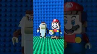 Lego Mario Vs Cranky Kong Vs Diddy Kong lego mario stopmotion animation legomario [upl. by Joyann]