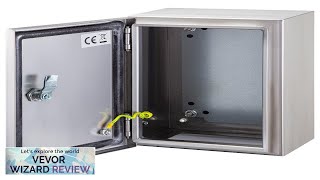 VEVOR NEMA Stainless Steel Enclosure 16 x 12 x 8 NEMA 4X Review [upl. by Einnad]