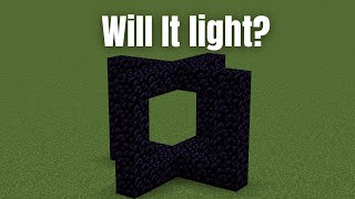 Will the Nether Portal Light [upl. by Nairrot]