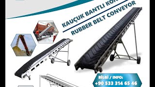 Kauçuk Bantlı Yükleme Konveyörü  Rubber Belted Loading Conveyor [upl. by Nieberg]