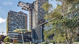 Awardwinning Sydney mixeduse development with vertical gardens [upl. by Ahsenar]