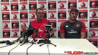 Lions prematch press conference vs Jaguares [upl. by Ahsercul]