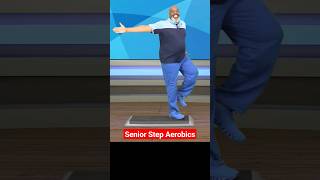 Senior Beginners Step Aerobics  Safe Effective Moves pauleugene stepaerobics seniorfitness [upl. by Alyaj]