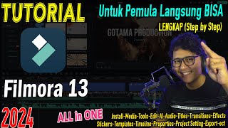 Tutorial Filmora 13 Lengkap untuk Pemula  Aplikasi editing video terbaik untuk para CONTENT CREATOR [upl. by Barnebas]