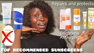 Top 6 Recommended Sunscreens for a Glowing Brighter Looking skin [upl. by Tirza]