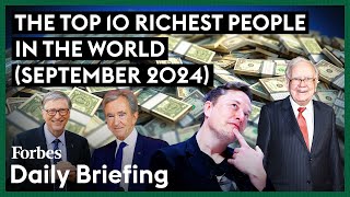 The Top 10 Richest People In The World September 2024 [upl. by Sinegold395]