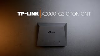 TPLink XZ000G3 GPON Terminal  Hardware amp WebUI Overview [upl. by Weight]