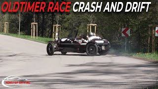 OLDTIMER RACE Highlights  Crash DRIFT and Brutal Sound  Bergrennen 2023 Kassel [upl. by Vesta]