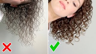 8 Mistakes that Cause Stringy Curls  How to Get Clumps [upl. by Ahsinar426]