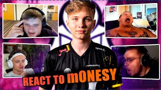 CS PROS amp CASTERS REACT TO M0NESY PLAYS amp MONESY FLICK [upl. by Murton]