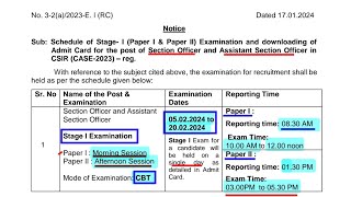 CSIR SO ASO Exam Date Announced  CSIR CASE SO ASO  IAS PCS simplified [upl. by Sinnard891]