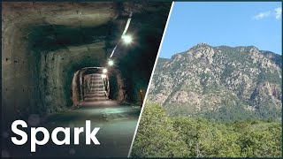 Exploring The Huge Nuclear Bunker Built Inside Of A Mountain  Super Structures  Spark [upl. by Nodnas422]