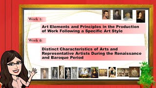 Renaissance and Baroque Period  ARTS 9  Quarter 2  Weeks 12  MELC BASED [upl. by Thompson]