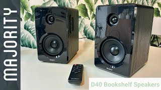 MAJORITY D40 Bluetooth Bookshelf Speakers  The Ultimate Audio Experience [upl. by Ttoille968]