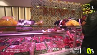 Boucherie Charcuterie Decrenisse – Finaliste concours Lyon Shop amp Design 2015 [upl. by Aizan]