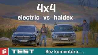 Škoda Enyaq iV 80x vs Škoda Kodiaq TDI 4x4 DSG  ENG SUB  TEST  GARAZTV [upl. by Salas126]