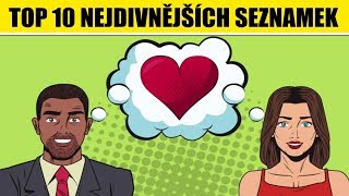 TOP 10 nejdivnějších SEZNAMEK na světě [upl. by Assirahc252]