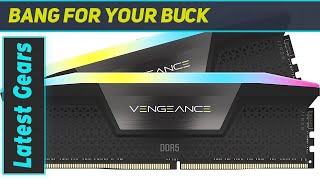 CORSAIR VENGEANCE RGB DDR5 RAM 64GB 2x32GB 6400MHz CL32 Intel XMP iCUE Compatible Memory [upl. by Ettenej]