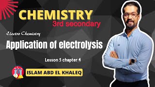 Application of electrolysis lesson 4 chapter 4 3rd sec 2024 حل كتاب المعاصر كيمسترى 3ث [upl. by Hogg]