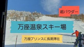 万座温泉スキー場、雪質は最高 温泉は日本一の硫黄泉 [upl. by Eiuqcaj]