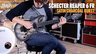 No TalkingJust Tones  Schecter Reaper6 FR  Satin Charcoal Burst [upl. by Nivlam]