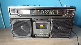 Beautiful JVC RC636L boombox FM test [upl. by Eide]