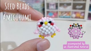 Seed Beads 3D Bird Amigurumi Easy Tutorial [upl. by Bull237]