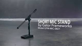 Gator Frameworks GFWMIC0821 Short Mic Stand [upl. by Hanoy]