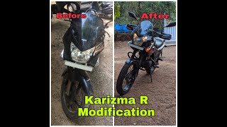 Karizma R Modification  Before amp After  India [upl. by Royall]