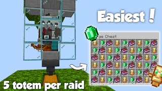 Easiest Raid Farm for Minecraft Bedrock 120 [upl. by Ursulette]