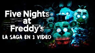 Five Nights at Freddys  La Saga en 1 Video Especial Halloween [upl. by Htor]