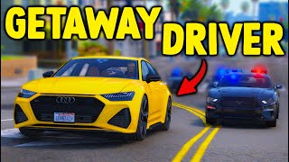 Getaway Driver In GTA 5 RP [upl. by Ibrab]