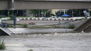 Eingestürzte Brücke in Dresden Aufräumarbeiten an Carolabrücke abgeschlossen [upl. by Desdamona]