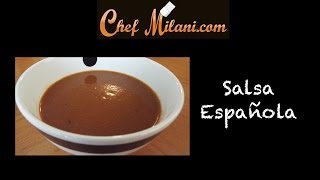 Salsa Española una de las 5 Salsas Madres [upl. by Dove867]