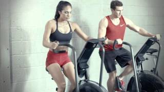 Schwinn Full Commercial Airdyne AD8 Dual Action Air Cycle FIBO Show 2016 [upl. by Enileve]