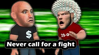 Khabib rejects Danas UFC 300 offer [upl. by Ennovy836]