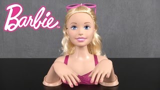 Barbie Crimp amp Color Deluxe Styling Head from Just Play [upl. by Pearline]