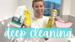 How to Deep Clean Your Bathroom  ACTUALLY DIRTY HOME  This and Nat [upl. by Nigen704]