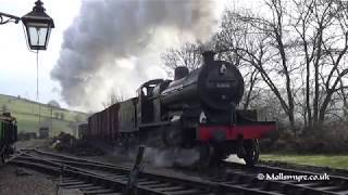 Keighley amp Worth Valley Railway Spring Steam Gala 2018 [upl. by Namolos]