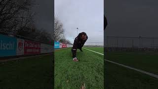 Goalkeeper training a one arm push up [upl. by Dviad]