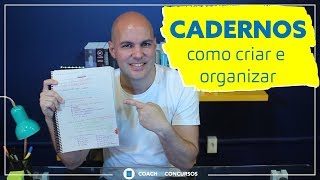 Cadernos de Estudo  como organizar e criar [upl. by Sivrad417]