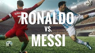 Ronaldo vs Messi Who is the best in the world [upl. by Zetnod]