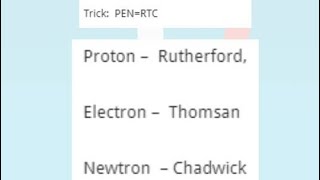 how to learn trick electron proton neutron trick electron proton neutron [upl. by Littman]