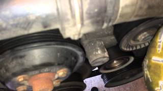 BMW E46 325i M54B25 2002 bad noise belt tensioners [upl. by Ainos]