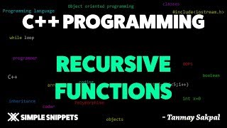 Recursive Functions in C with Example Program amp Explanation [upl. by Rebbecca]