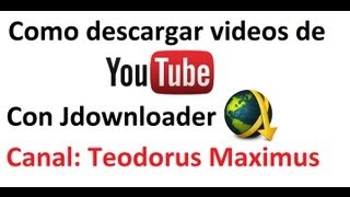 Tutorial descargar videos de youtube con jdownloader 2013 [upl. by Akilaz]