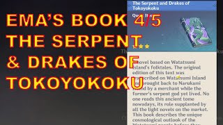 The Serpent and Drakes of Tokoyokoku Book Location Collect the Five Lost Books Genshin Impact [upl. by Oir]